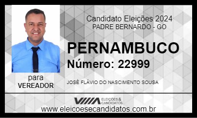 Candidato PERNAMBUCO 2024 - PADRE BERNARDO - Eleições