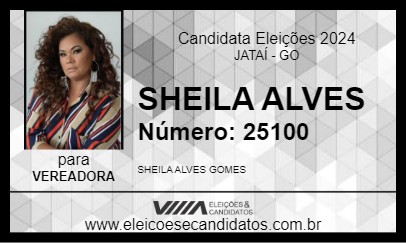 Candidato SHEILA ALVES 2024 - JATAÍ - Eleições