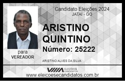 Candidato ARISTINO QUINTINO 2024 - JATAÍ - Eleições