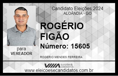 Candidato ROGÉRIO FIGÃO 2024 - ALOÂNDIA - Eleições