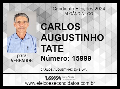 Candidato CARLOS AUGUSTINHO TATE 2024 - ALOÂNDIA - Eleições