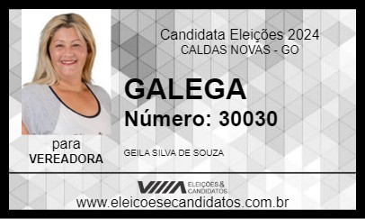 Candidato GALEGA 2024 - CALDAS NOVAS - Eleições