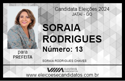 Candidato SORAIA RODRIGUES 2024 - JATAÍ - Eleições