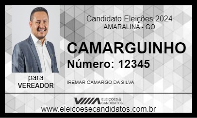 Candidato CAMARGUINHO 2024 - AMARALINA - Eleições