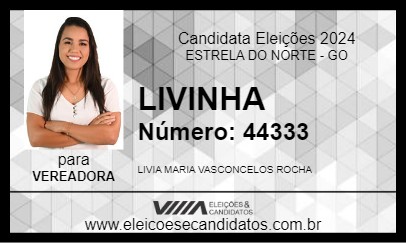 Candidato LIVINHA 2024 - ESTRELA DO NORTE - Eleições