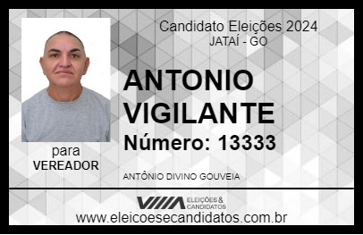 Candidato ANTONIO VIGILANTE 2024 - JATAÍ - Eleições