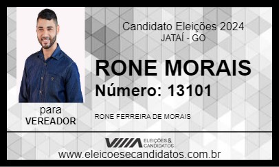 Candidato RONE MORAIS 2024 - JATAÍ - Eleições