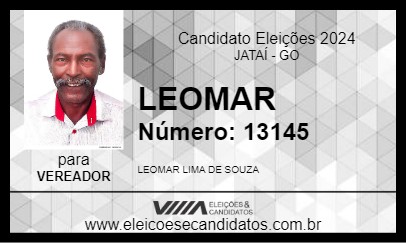 Candidato LEOMAR 2024 - JATAÍ - Eleições