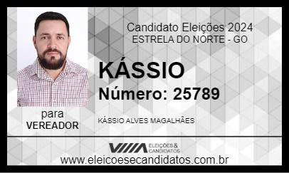 Candidato KÁSSIO 2024 - ESTRELA DO NORTE - Eleições