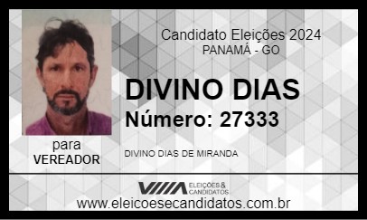 Candidato DIVINO TORRADO 2024 - PANAMÁ - Eleições