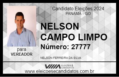 Candidato NELSON CAMPO LIMPO 2024 - PANAMÁ - Eleições