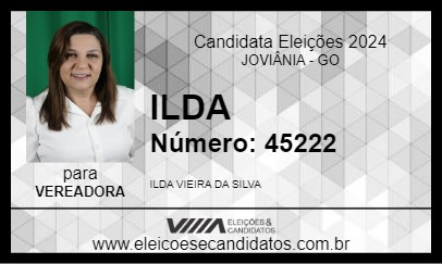 Candidato ILDA 2024 - JOVIÂNIA - Eleições