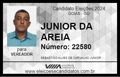 Candidato JUNIOR DA AREIA 2024 - GOIÁS - Eleições