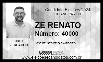 Candidato ZE RENATO 2024 - GOIANDIRA - Eleições