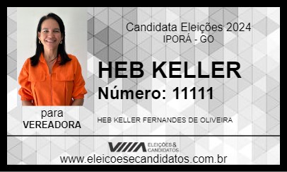 Candidato HEB KELLER 2024 - IPORÁ - Eleições