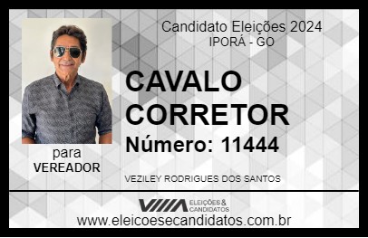 Candidato CAVALO CORRETOR 2024 - IPORÁ - Eleições