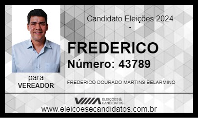 Candidato FREDERICO 2024 - SENADOR CANEDO - Eleições