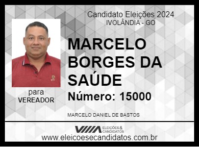 Candidato MARCELO BORGES DA SAÚDE 2024 - IVOLÂNDIA - Eleições