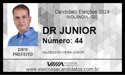 Candidato DR JUNIOR 2024 - IVOLÂNDIA - Eleições