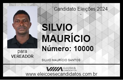 Candidato SILVIO MAURÍCIO 2024 - CAVALCANTE - Eleições