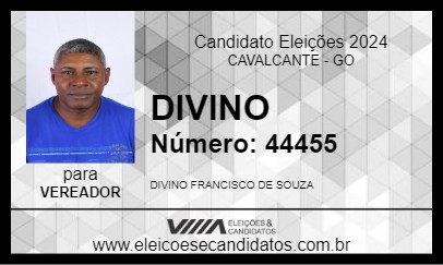 Candidato DIVINO 2024 - CAVALCANTE - Eleições