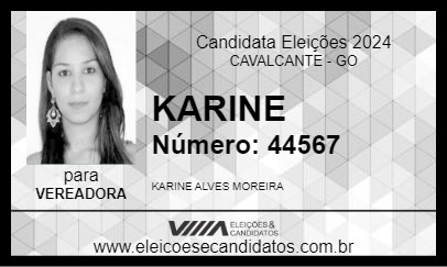 Candidato KARINE 2024 - CAVALCANTE - Eleições