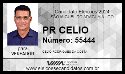 Candidato PR CELIO 2024 - SÃO MIGUEL DO ARAGUAIA - Eleições