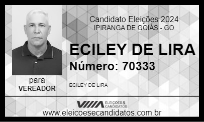 Candidato ECILEY DE LIRA 2024 - IPIRANGA DE GOIÁS - Eleições