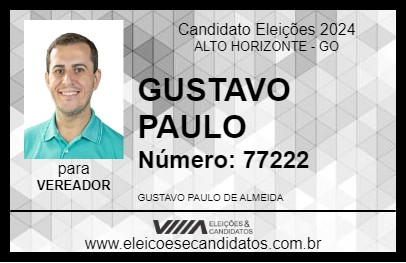 Candidato GUSTAVO PAULO 2024 - ALTO HORIZONTE - Eleições