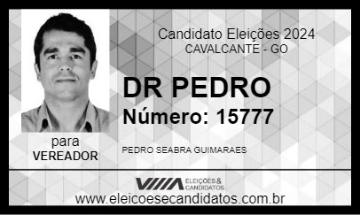 Candidato DR PEDRO 2024 - CAVALCANTE - Eleições