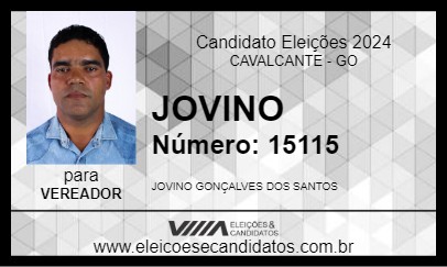 Candidato JOVINO 2024 - CAVALCANTE - Eleições