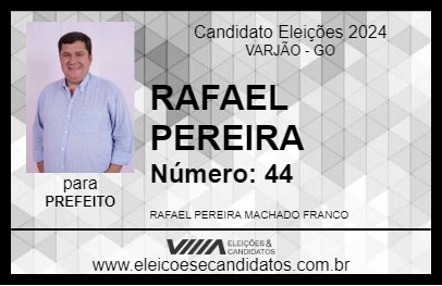 Candidato RAFAEL PEREIRA 2024 - VARJÃO - Eleições