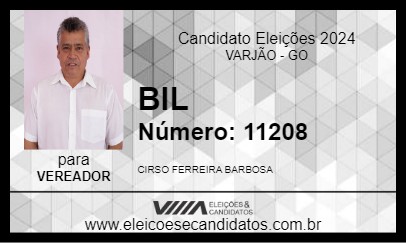 Candidato BIL 2024 - VARJÃO - Eleições