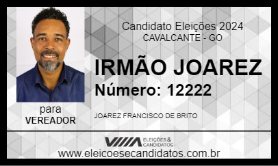 Candidato IRMÃO JOAREZ 2024 - CAVALCANTE - Eleições