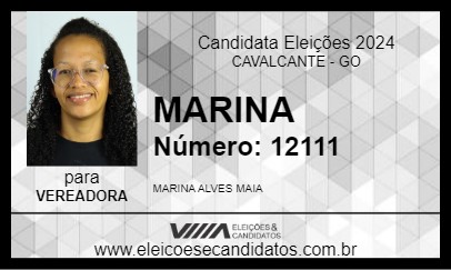 Candidato MARINA 2024 - CAVALCANTE - Eleições