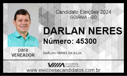 Candidato DARLAN NERES 2024 - GOIÂNIA - Eleições