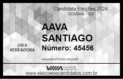 Candidato AAVA SANTIAGO 2024 - GOIÂNIA - Eleições