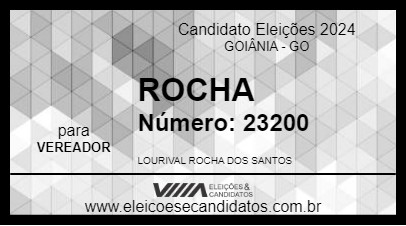 Candidato ROCHA 2024 - GOIÂNIA - Eleições