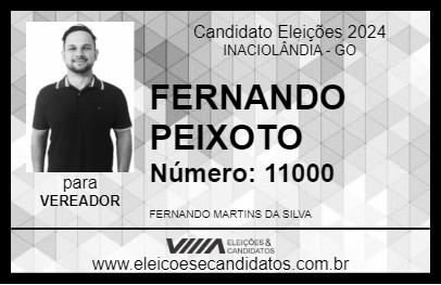 Candidato FERNANDO MARTINS 2024 - INACIOLÂNDIA - Eleições