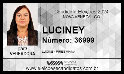 Candidato LUCINEY 2024 - NOVA VENEZA - Eleições