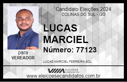 Candidato LUCAS MARCIEL 2024 - COLINAS DO SUL - Eleições