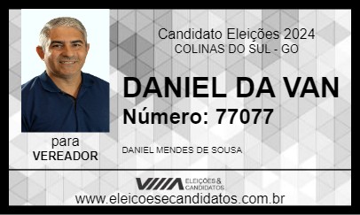 Candidato DANIEL DA VAN 2024 - COLINAS DO SUL - Eleições