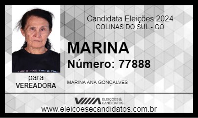 Candidato MARINA 2024 - COLINAS DO SUL - Eleições