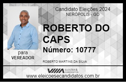 Candidato ROBERTO PSICÓLOGO 2024 - NERÓPOLIS - Eleições