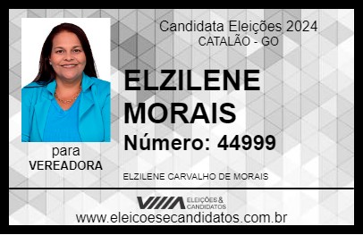 Candidato ELZILENE MORAIS 2024 - CATALÃO - Eleições