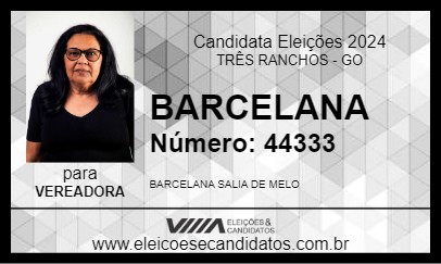 Candidato BARCELANA 2024 - TRÊS RANCHOS - Eleições