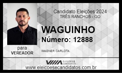 Candidato WAGUINHO 2024 - TRÊS RANCHOS - Eleições