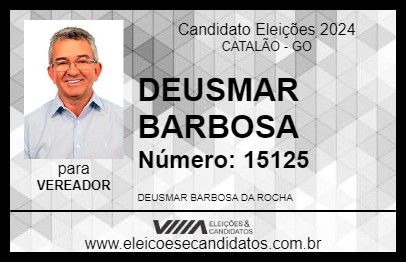 Candidato DEUSMAR BARBOSA 2024 - CATALÃO - Eleições