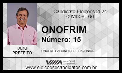 Candidato ONOFRIM 2024 - OUVIDOR - Eleições