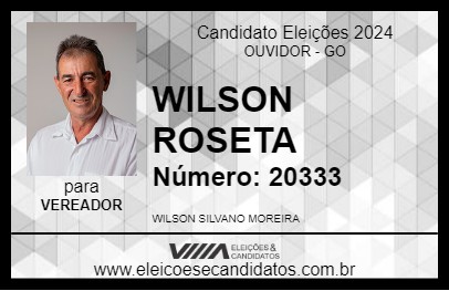 Candidato WILSON ROSETA 2024 - OUVIDOR - Eleições